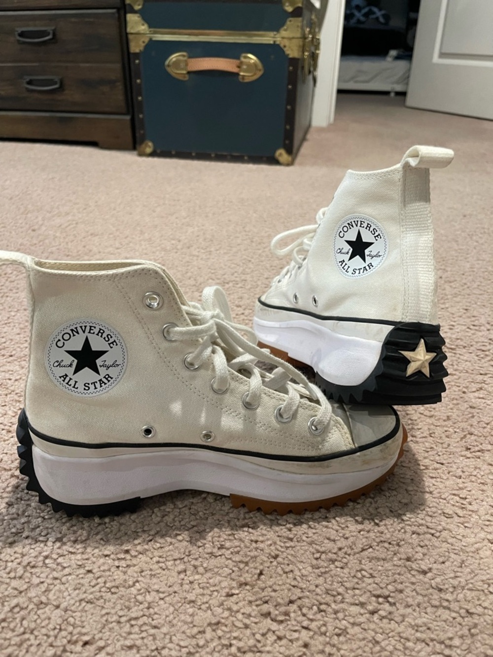 CONVERSE Run Star Hike Platform Hi-Top Canvas Shoes - Picture 4 of 9